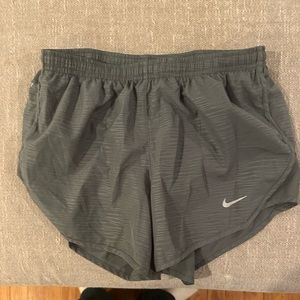 Nike Dri-fit shorts size XS grey very subtle texture pattern with pocket in back